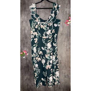 NEW City Chic Plus Size Floral Jumpsuit XXL/24